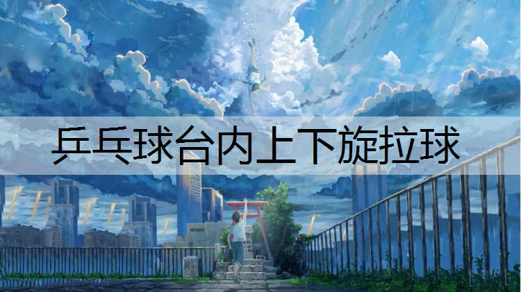 乒乓球台内上下旋拉球